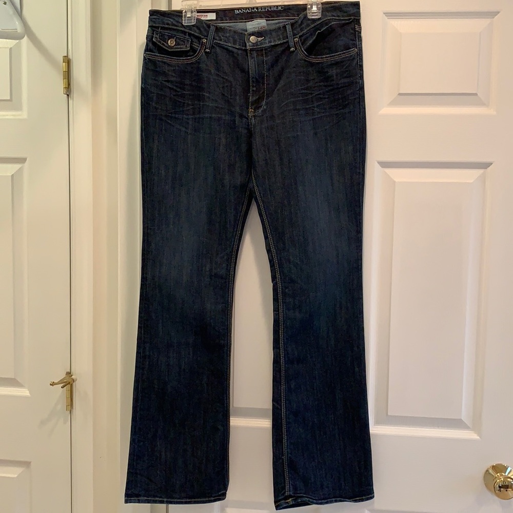 Banana Republic Modern Bootcut Vintage Jeans Sz 14S